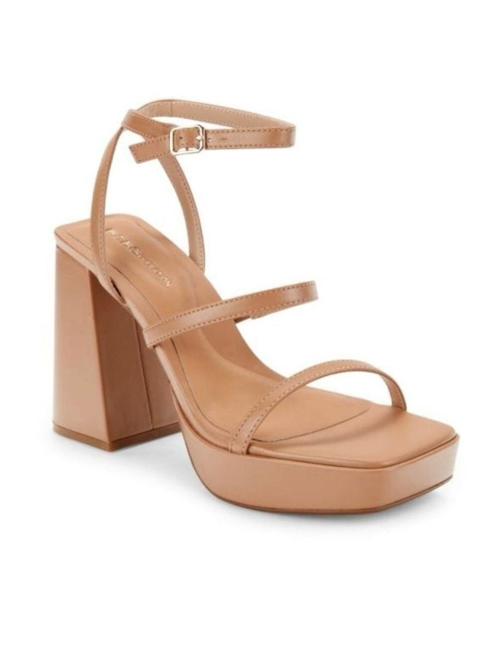 BCBGeneration Women's Galana Platform Heeled Sandals in Tan - NWT
